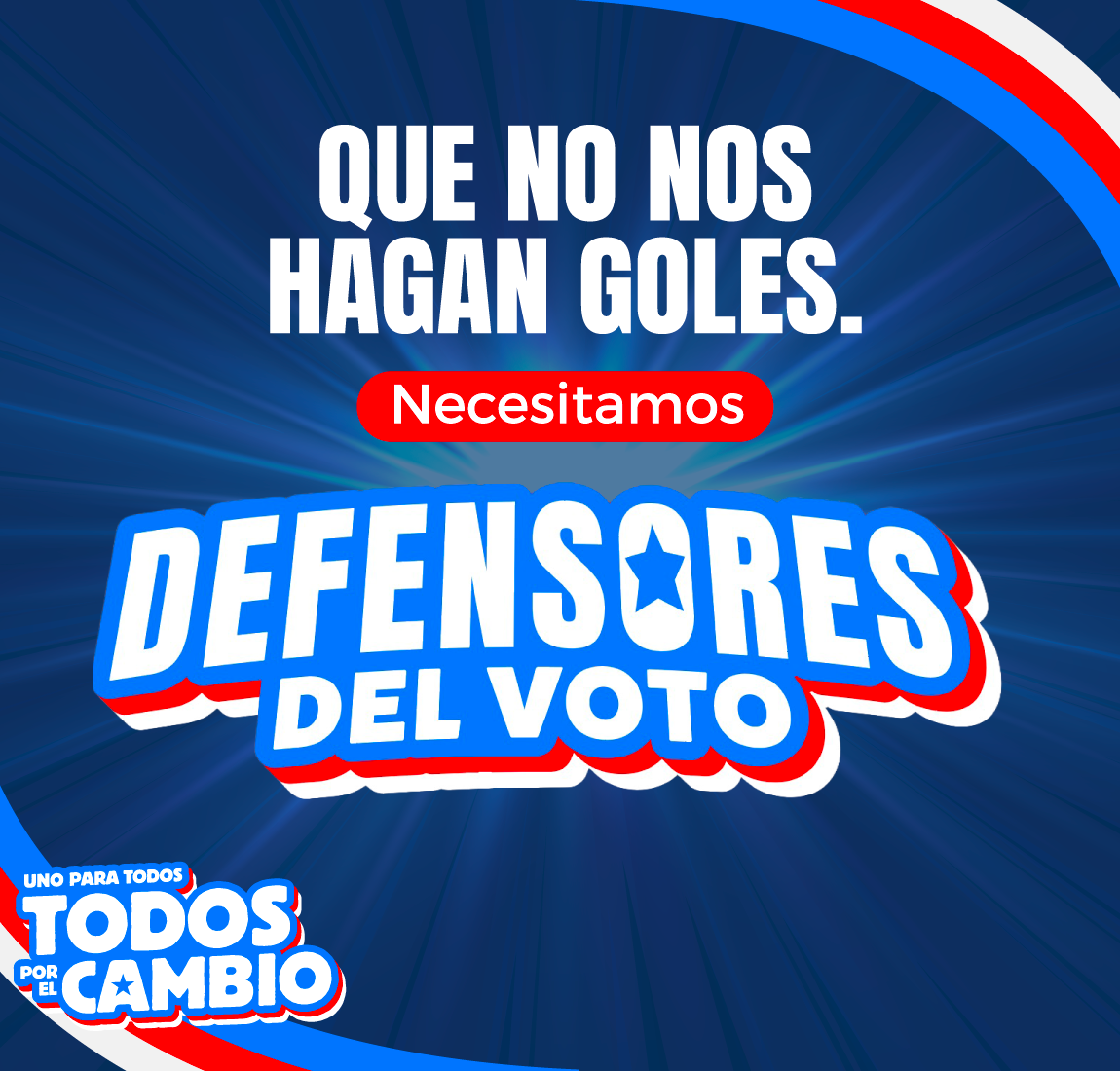 Súmate como apoderado de mesa